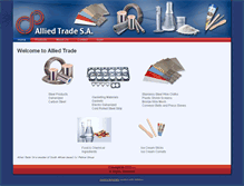 Tablet Screenshot of alliedtrade.ch